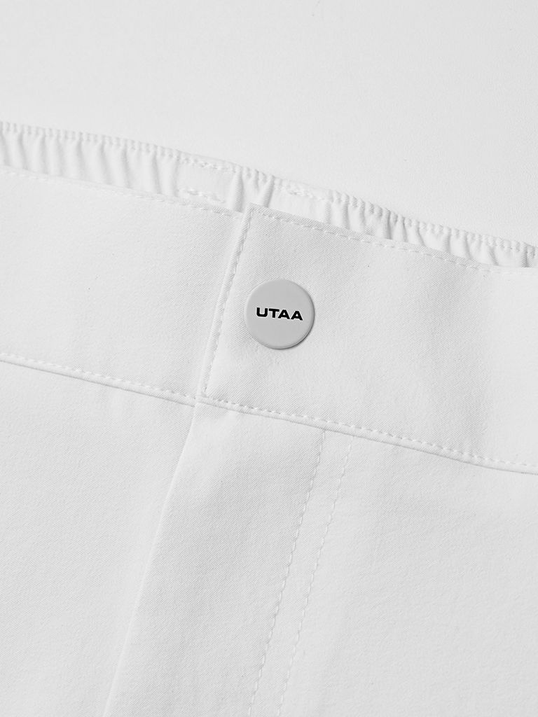 UTAA Tape Symbol Pocket Short Pants: White