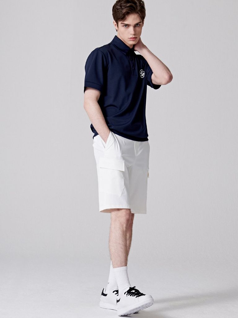 UTAA Tape Symbol Pocket Short Pants: White