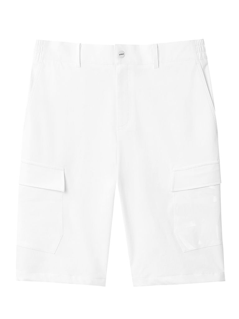 UTAA Tape Symbol Pocket Short Pants: White