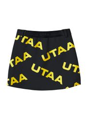 UTAA Logo Wave H-Short Skirt : Black