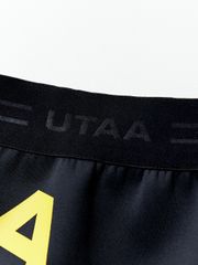 UTAA Logo Wave H-Short Skirt : Black