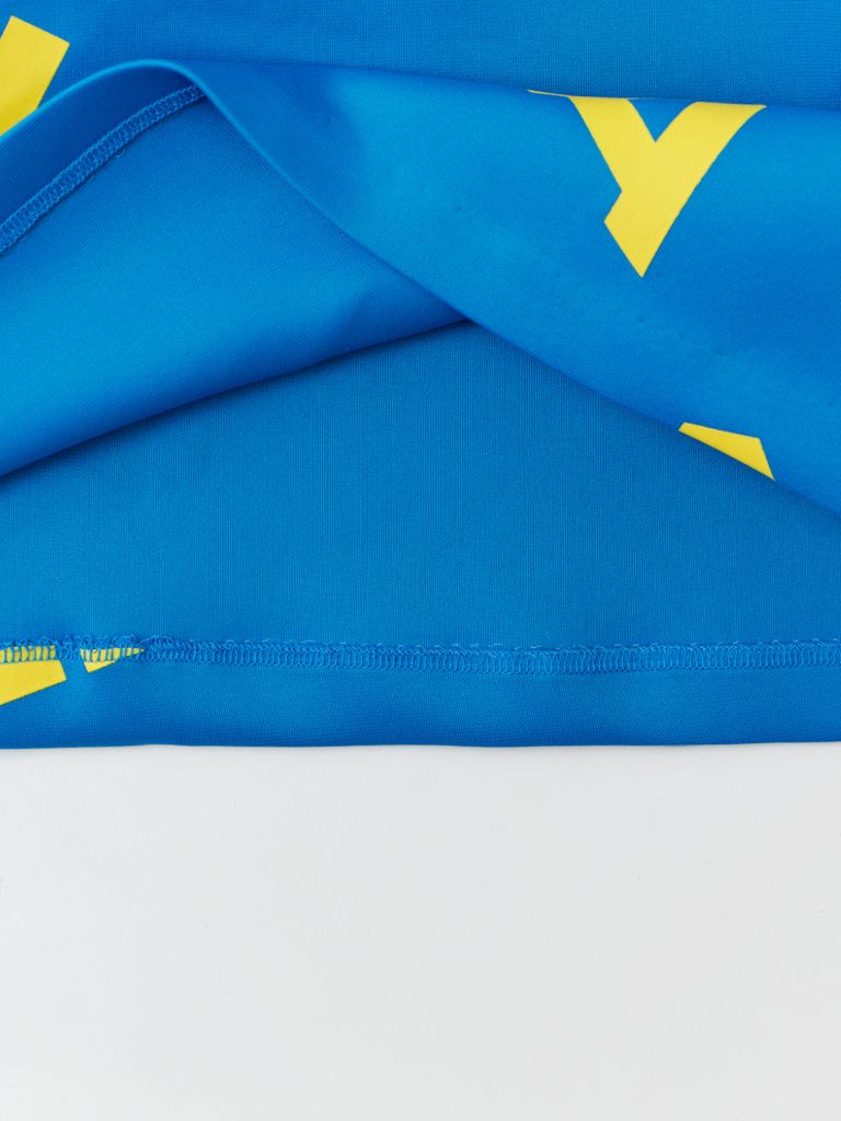 UTAA Logo Wave H-Short Skirt : Blue