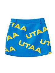 UTAA Logo Wave H-Short Skirt : Blue