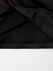 UTAA Bold Logo Flare Fan Skirt : Black