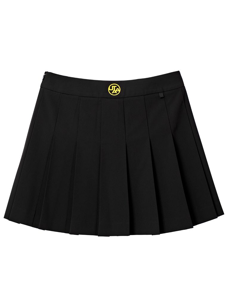 UTAA Bold Logo Flare Fan Skirt : Black