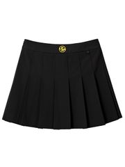 UTAA Bold Logo Flare Fan Skirt : Black