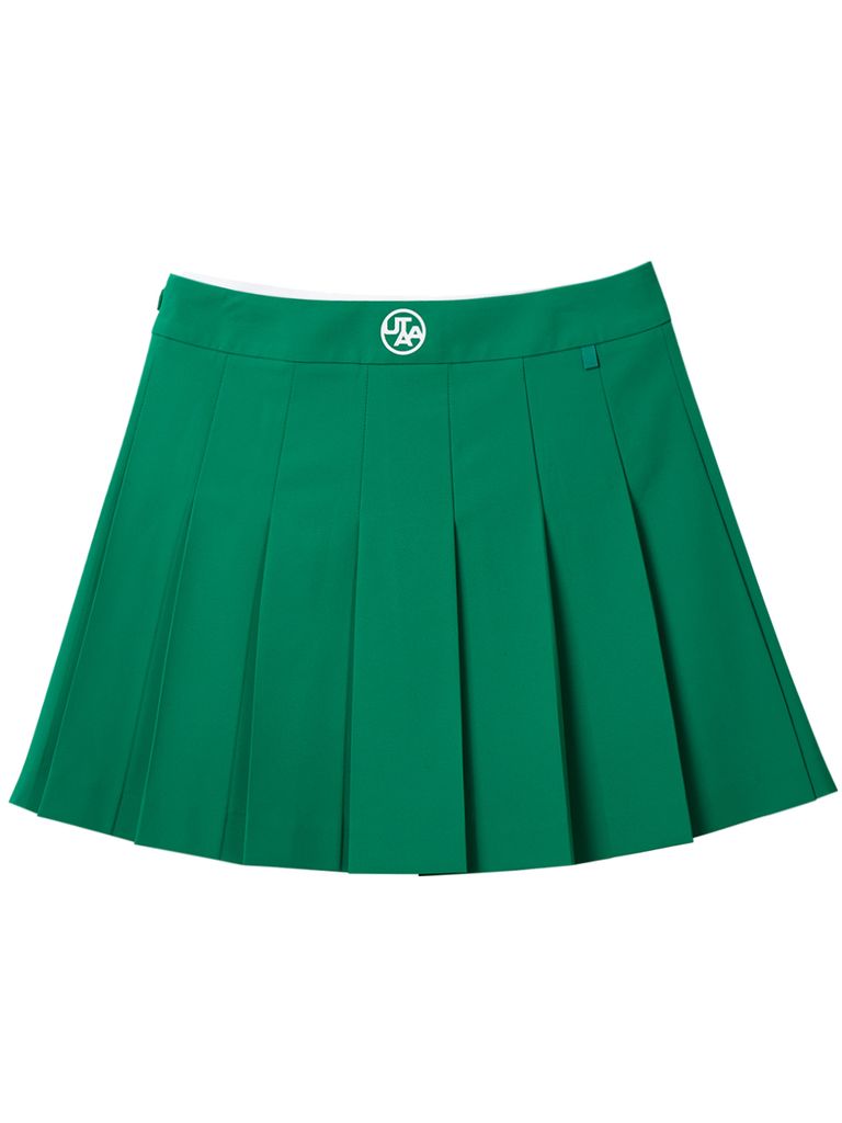 UTAA Bold Logo Flare Fan Skirt : Green