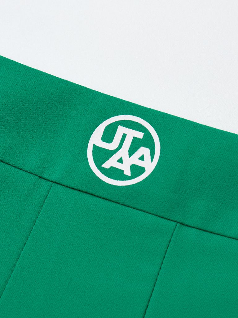 UTAA Bold Logo Flare Fan Skirt : Green