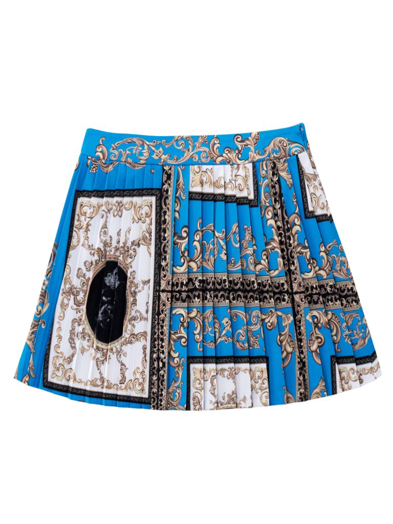 UTAA Buckingham Short Skirt: Blue