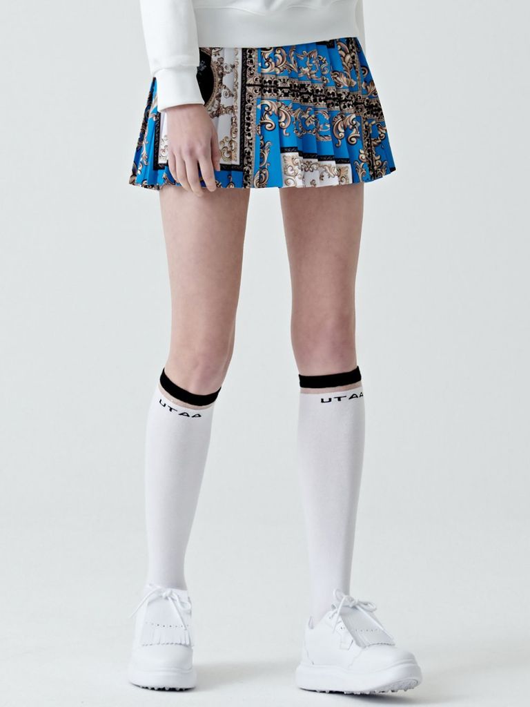 UTAA Buckingham Short Skirt: Blue