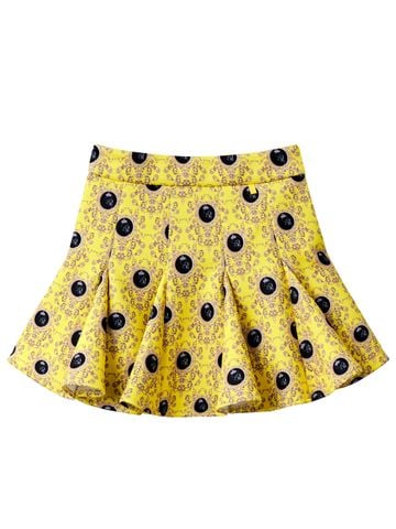 UTAA Dot Panther Neoprene Bloom Skirt : Yellow