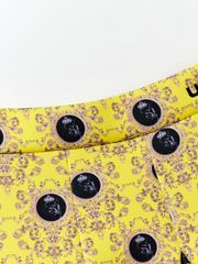 UTAA Dot Panther Neoprene Bloom Skirt : Yellow