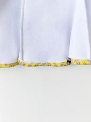 UTAA Dot Panther Neoprene Bloom Skirt : Yellow