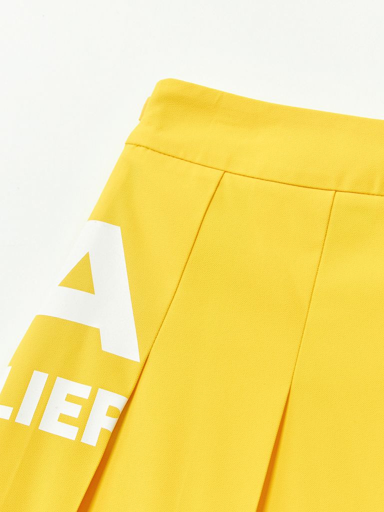 UTAA Bounce Logo Fan Skirt : Yellow