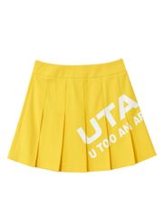 UTAA Bounce Logo Fan Skirt : Yellow