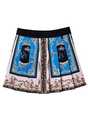 UTAA Neon Baroque Short Skirt : Light Pink