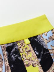 UTAA Folding Baroque Pleats Skirt : Yellow