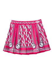 UTAA Blanc Baroque Pleats Skirt : Pink