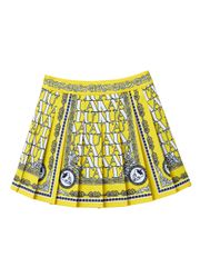 UTAA Blanc Baroque Pleats Skirt : Yellow