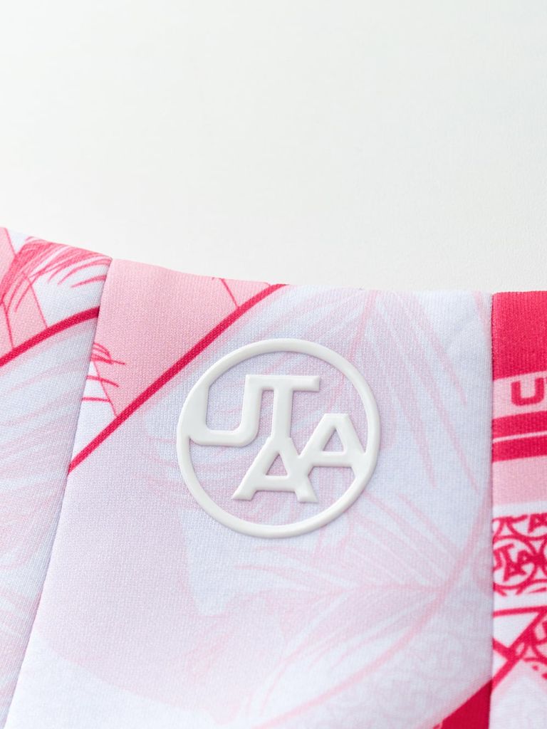 UTAA Tropical Panther Neoprene Skirt : Light Pink