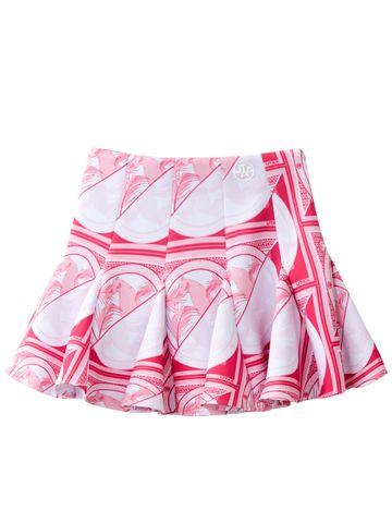 UTAA Tropical Panther Neoprene Skirt : Light Pink