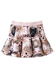 UTAA Lightmare Bloom Flare Skirt : Light Pink