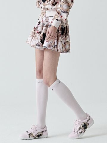 UTAA Lightmare Bloom Flare Skirt : Light Pink