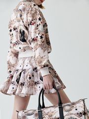 UTAA Lightmare Bloom Flare Skirt : Light Pink