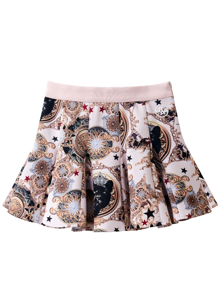 UTAA Lightmare Bloom Flare Skirt : Light Pink