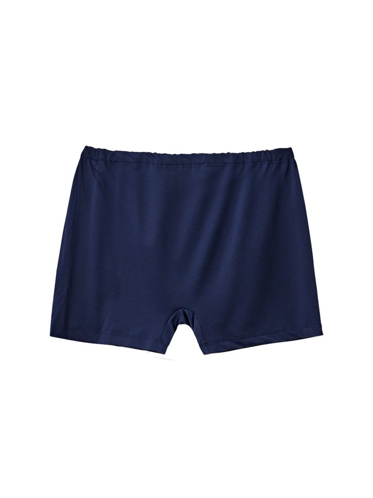 UTAA Lace Flower Net Flare Skirt : Navy
