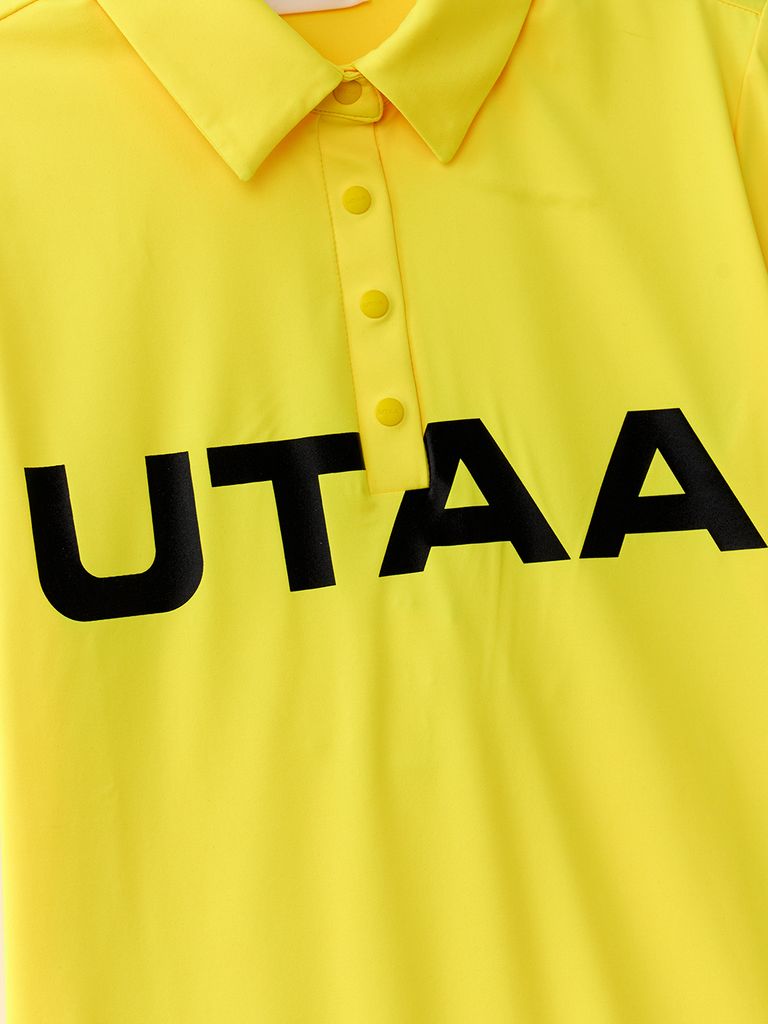UTAA Swing Fit Logo PK T-Shirts : Yellow