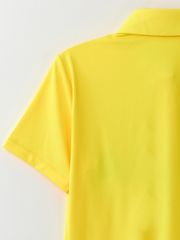 UTAA Swing Fit Logo PK T-Shirts : Yellow