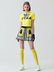 UTAA Swing Fit Logo PK T-Shirts : Yellow