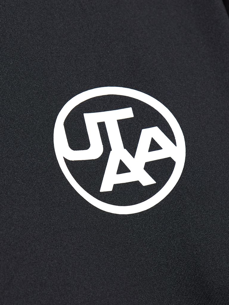 UTAA Swing Fit Tape Logo Polo Shirts : Women's Black