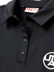 UTAA Swing Fit Tape Logo Polo Shirts : Women's Black
