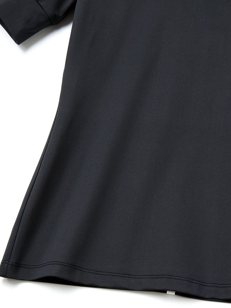 UTAA Swing Fit Tape Logo Polo Shirts : Women's Black