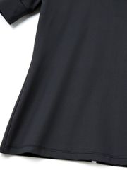 UTAA Swing Fit Tape Logo Polo Shirts : Women's Black