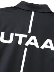 UTAA Swing Fit Tape Logo Polo Shirts : Women's Black