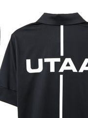 UTAA Swing Fit Tape Logo Polo Shirts : Women's Black