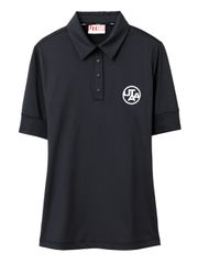 UTAA Swing Fit Tape Logo Polo Shirts : Women's Black