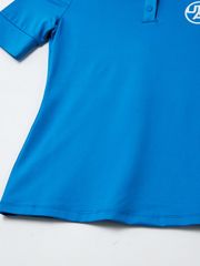 UTAA Swing Fit Tape Logo Polo Shirts : Women's Blue
