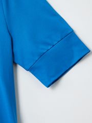 UTAA Swing Fit Tape Logo Polo Shirts : Women's Blue