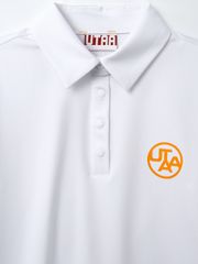 UTAA Swing Fit Tape Logo Polo Shirts : Women's White