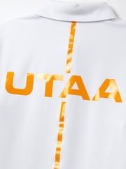 UTAA Swing Fit Tape Logo Polo Shirts : Women's White