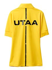 UTAA Swing Fit Tape Logo Polo Shirts : Women's Yellow