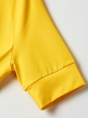 UTAA Swing Fit Tape Logo Polo Shirts : Women's Yellow