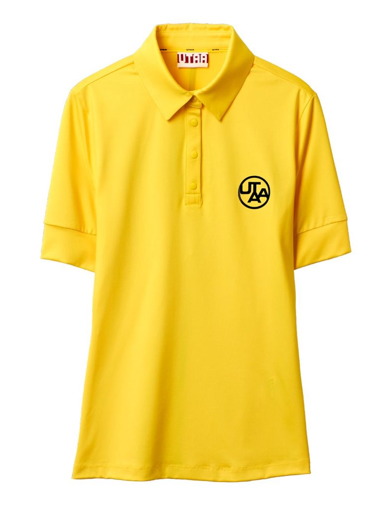 UTAA Swing Fit Tape Logo Polo Shirts : Women's Yellow