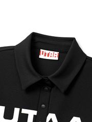 UTAA Logo Emblem Basic Polo Shirts : Women's Black