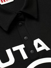 UTAA Logo Emblem Basic Polo Shirts : Women's Black