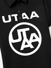 UTAA Logo Emblem Basic Polo Shirts : Women's Black